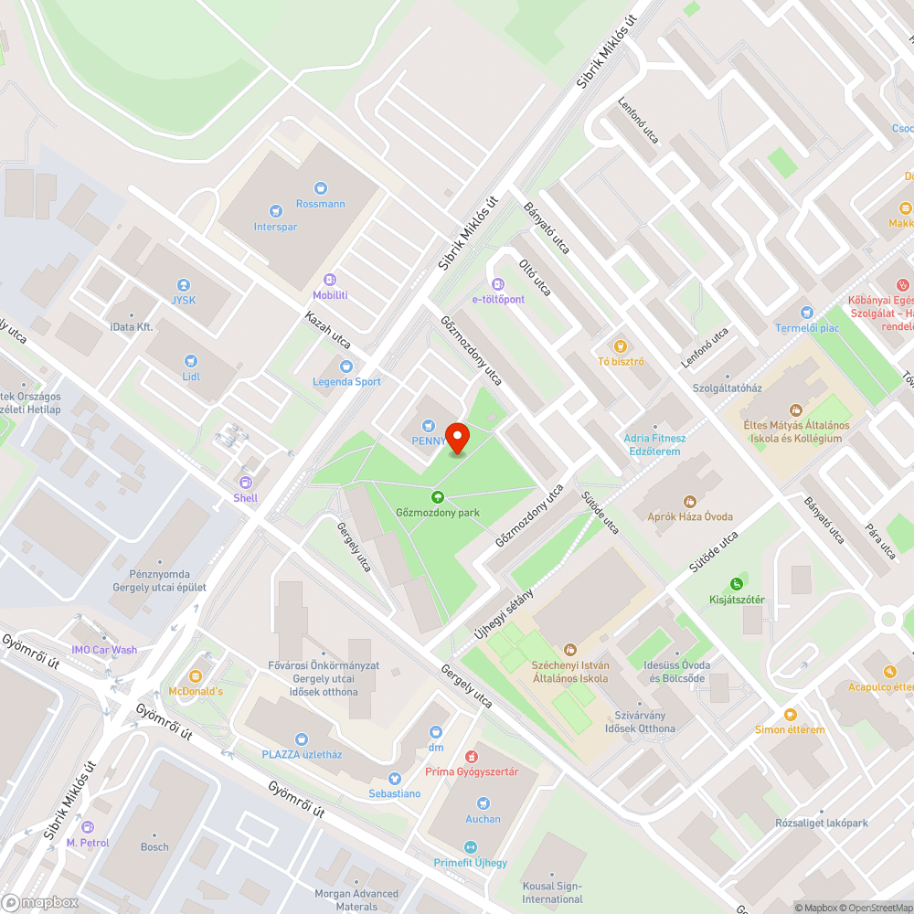 Kiszáradt fák bejelentés helye