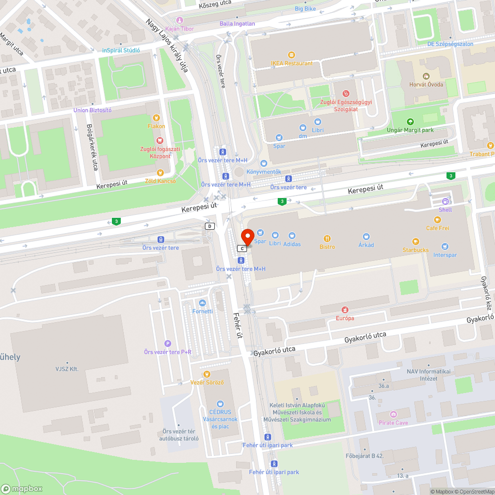 Problémás edény bejelentés helye