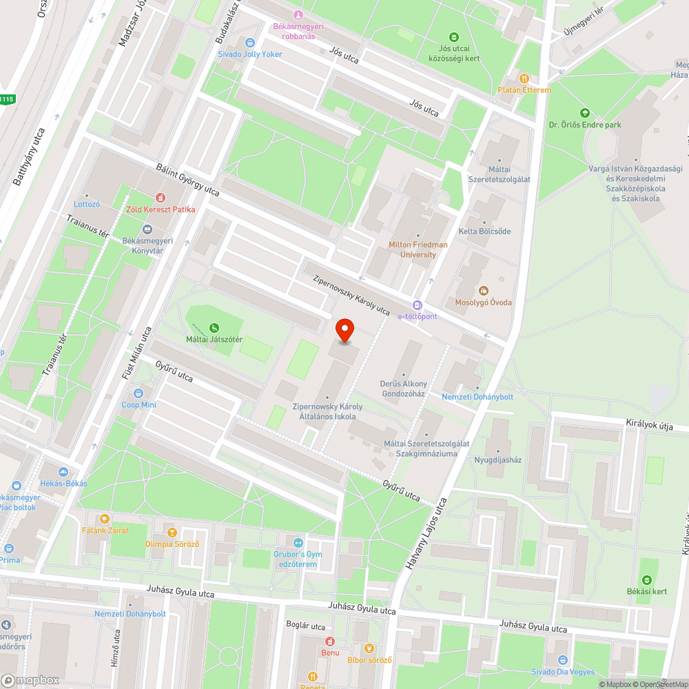 Elmozdított pad bejelentés helye