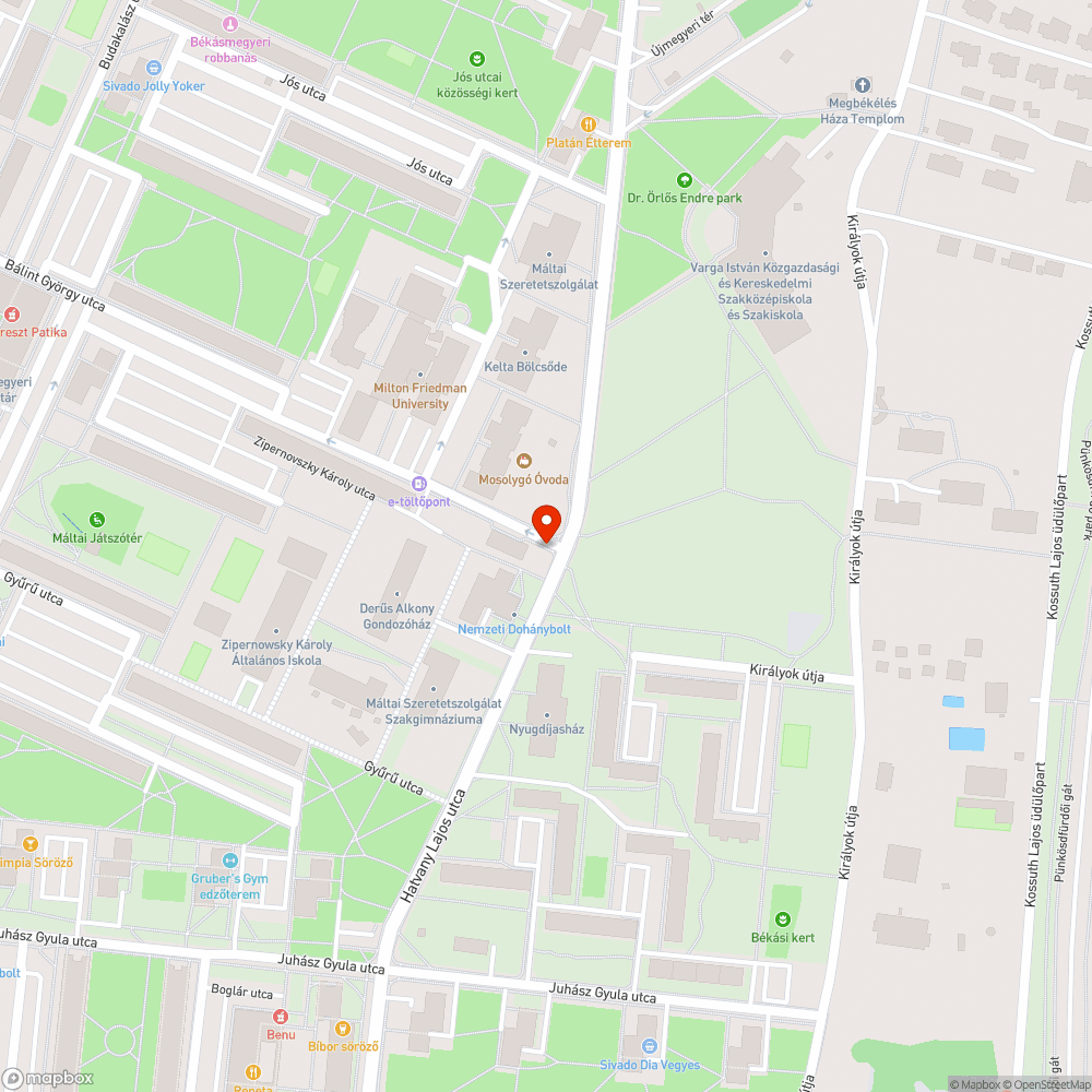 Két zsák sitt bejelentés helye