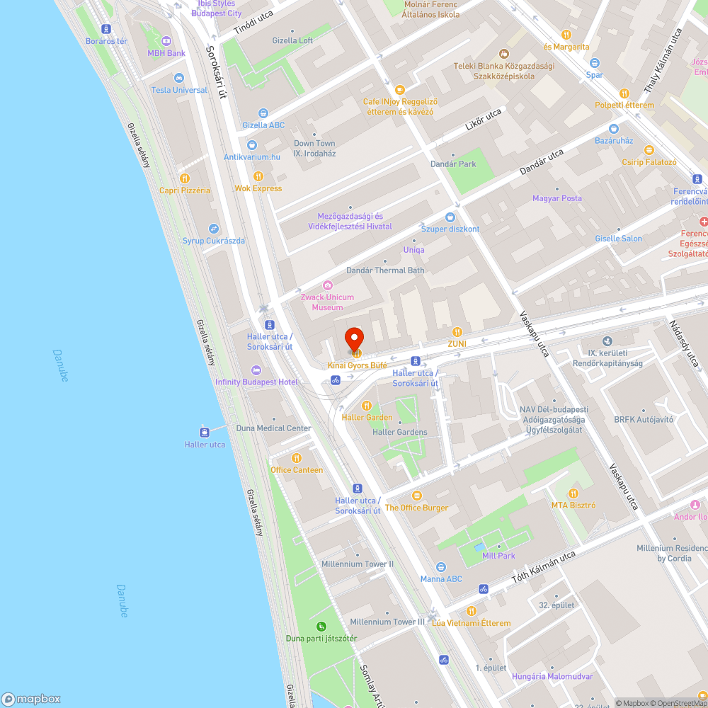 Haller utca 2-4 illegális szemétlerakás bejelentés helye