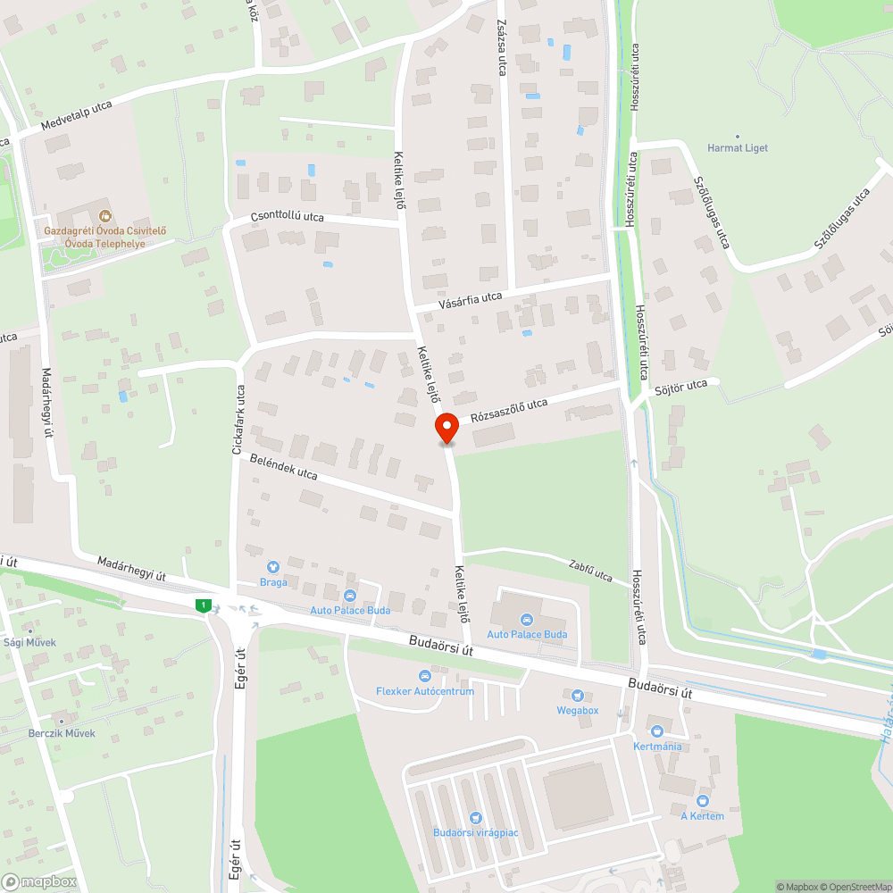 Keltike lejtőn út mellett sok a szemét bejelentés helye