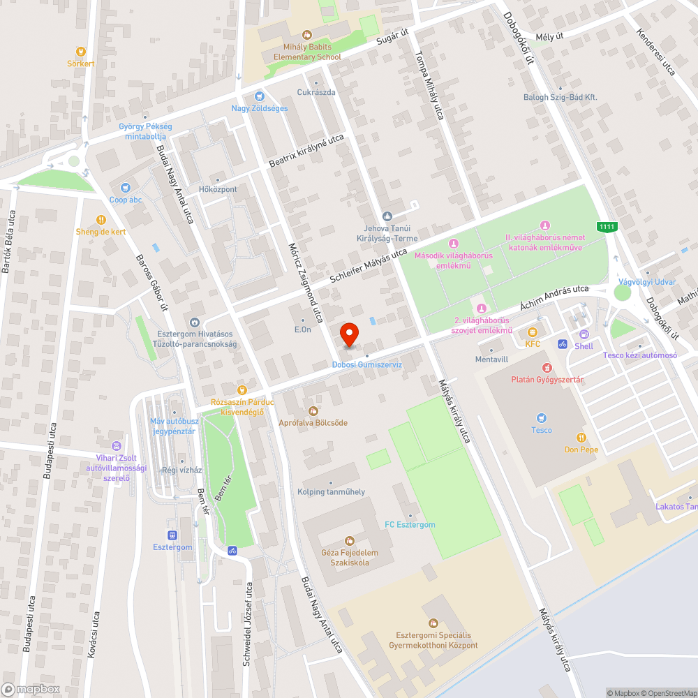 Csatornafedél bejelentés helye