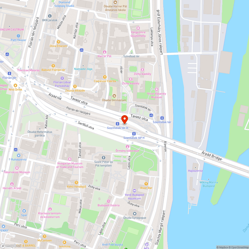 Koszos megálló bejelentés helye