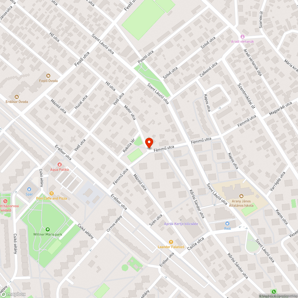 Hiányzó tábla bejelentés helye