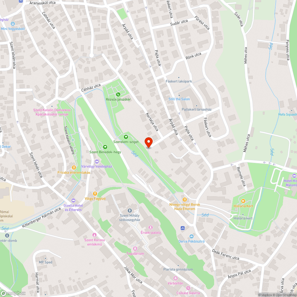 Elhanyagolt zöldterület/közterület bejelentés helye