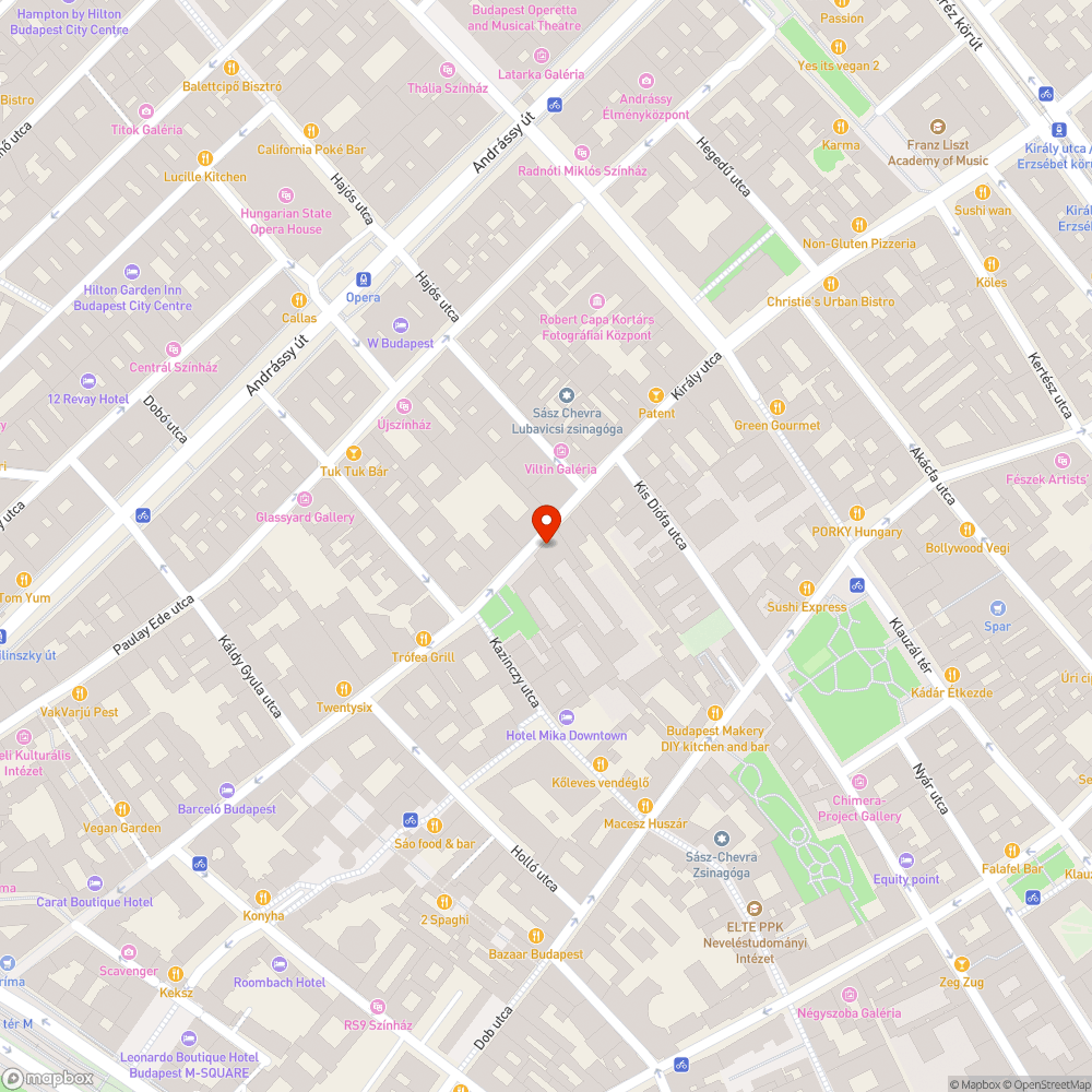 Elgazosodott belvárosi terület bejelentés helye