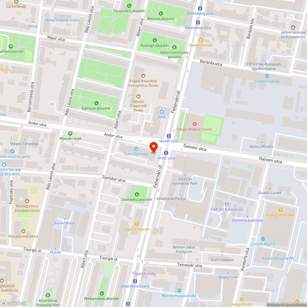 Los Acidos graffitik bejelentés helye