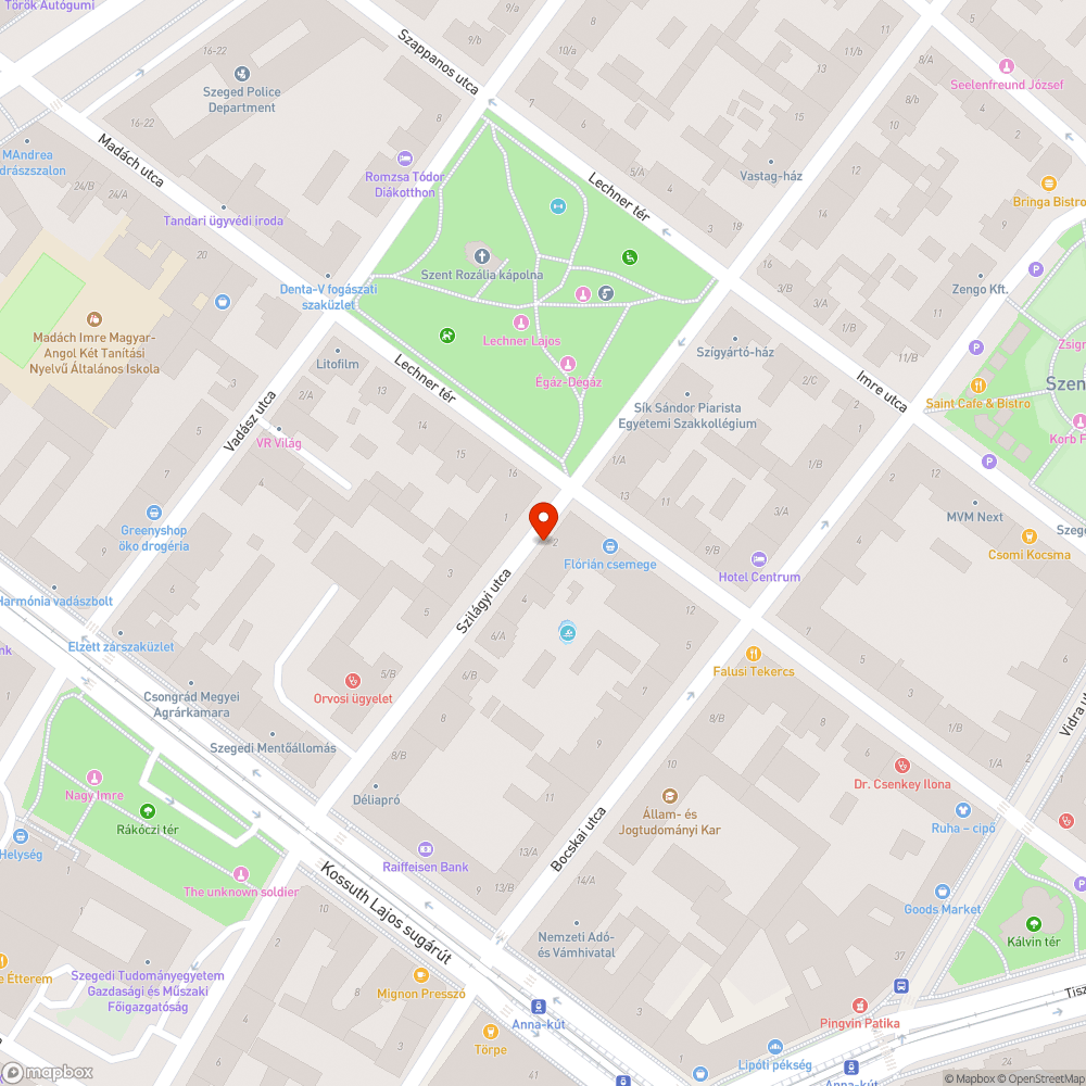 Kátyúk - Szilágyi utca bejelentés helye