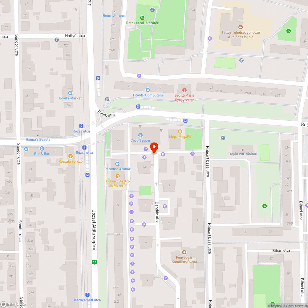 Széthullott szegélykövek, akadálymentesítésre váró járdaszegély - Dandár utca 10. bejelentés helye