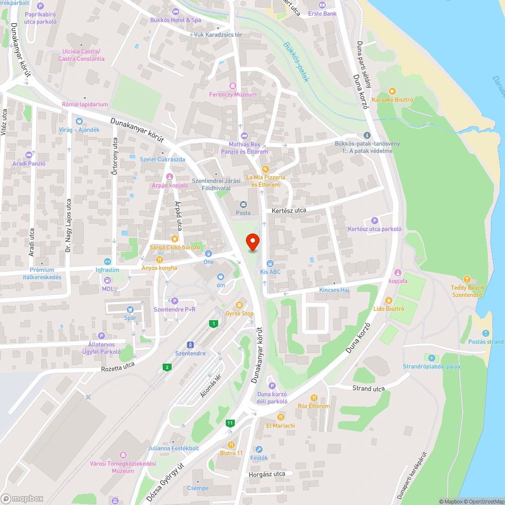 Eltűnt műalkotás bejelentés helye