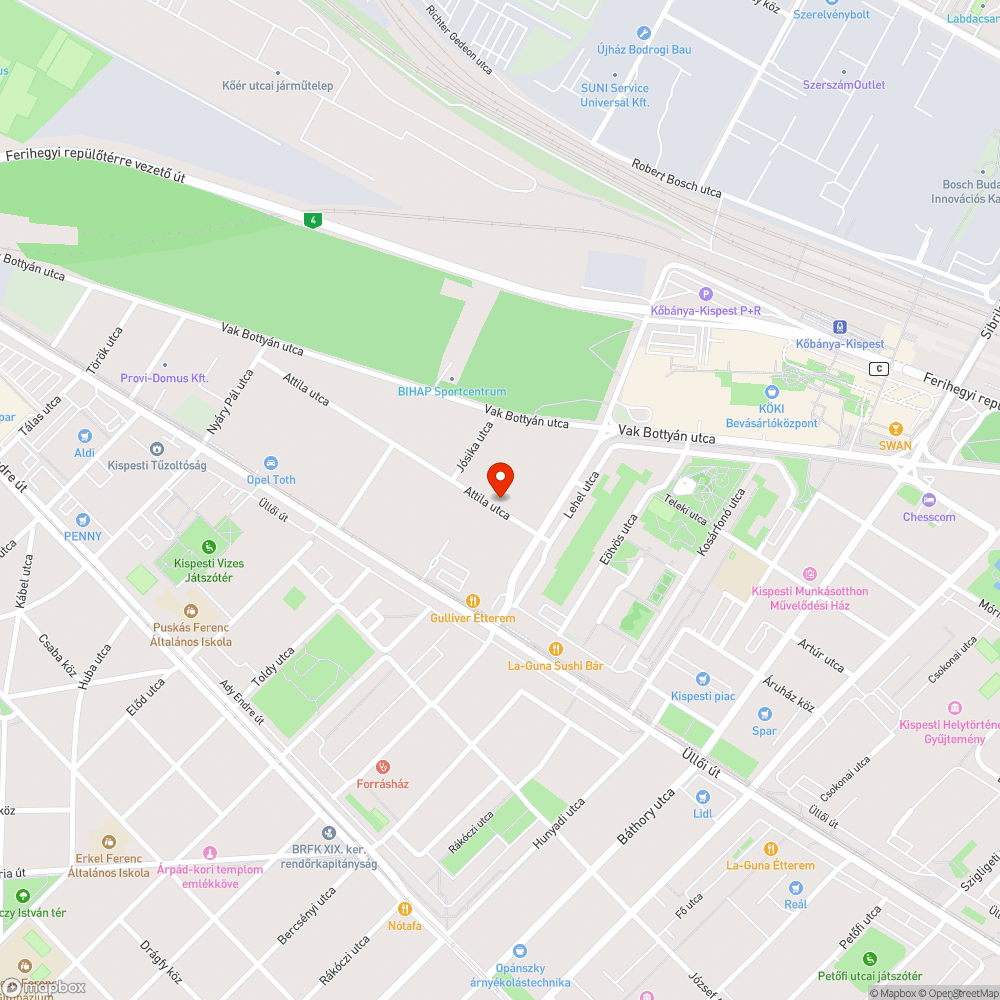 Illegális szemét és beton anyag lerakása bejelentés helye