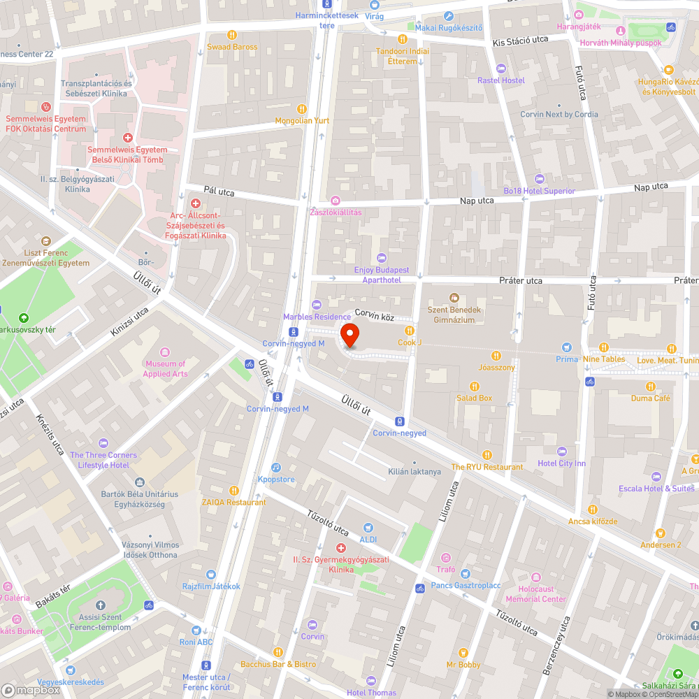 Hiányos burkolat és patkányok bejelentés helye