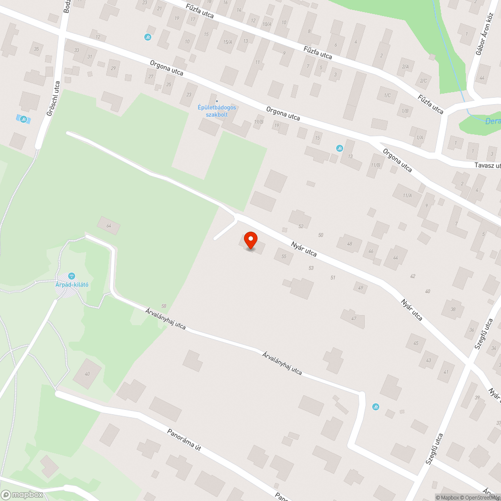 Hiányzó csatorna fedél bejelentés helye