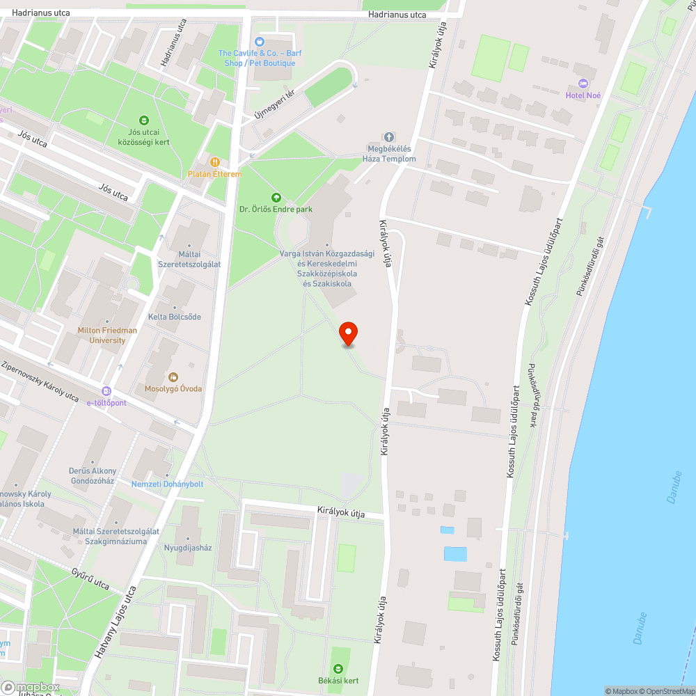 Leszakadt fatőrzs bejelentés helye