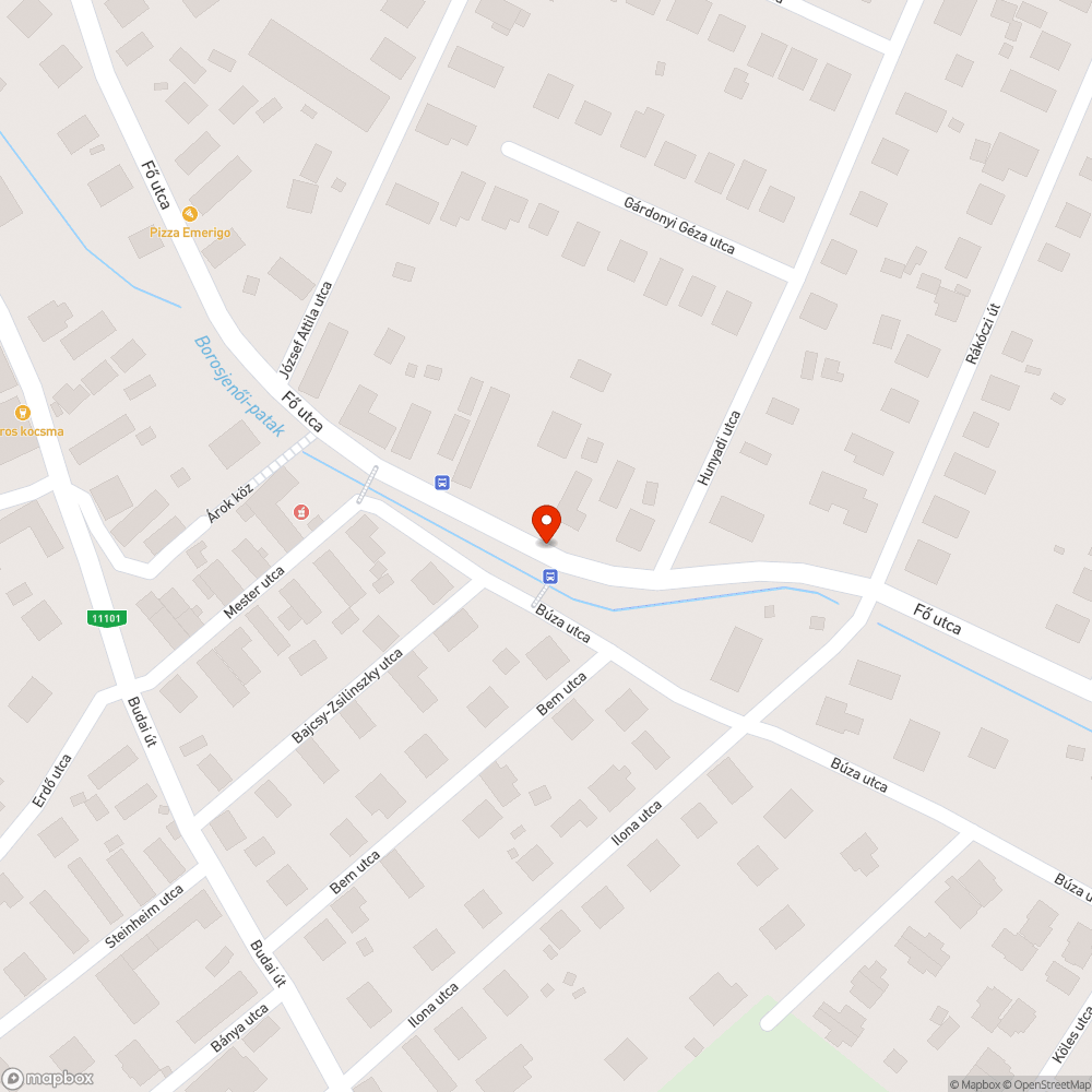 Elhanyagolt patakpart bejelentés helye