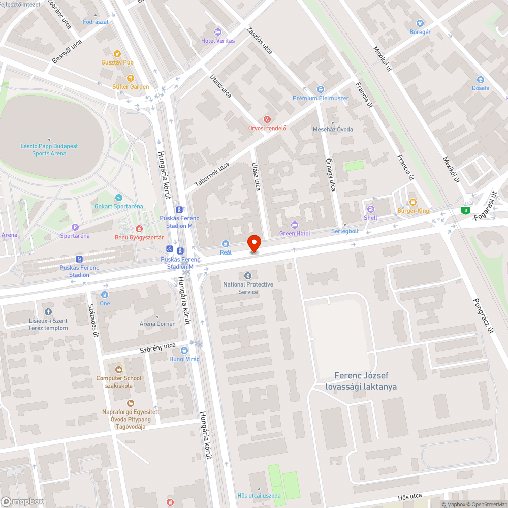 Besüllyedt bejelentés helye