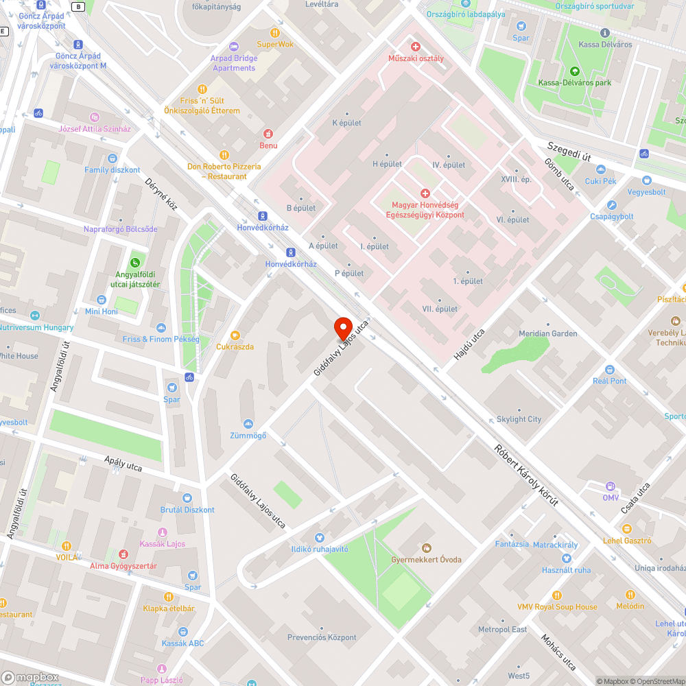 Rongált közlekedési tábla bejelentés helye