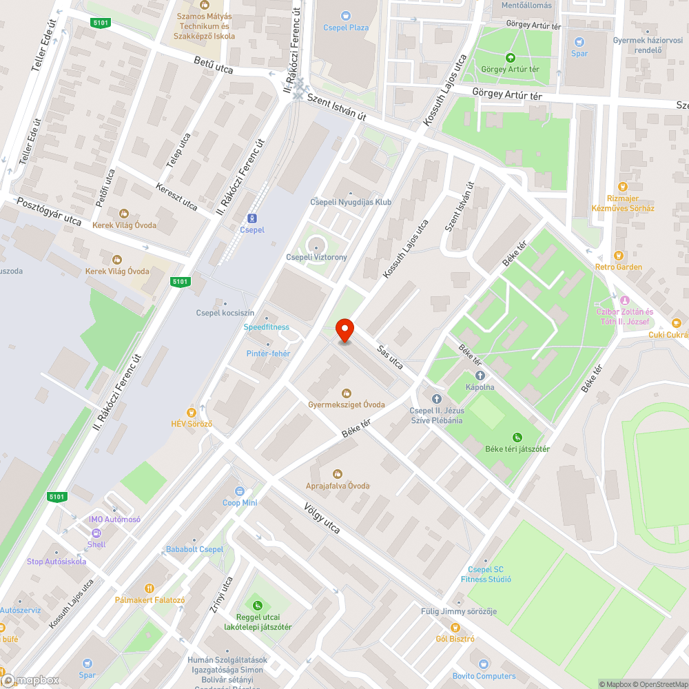 Szemétkupac bejelentés helye