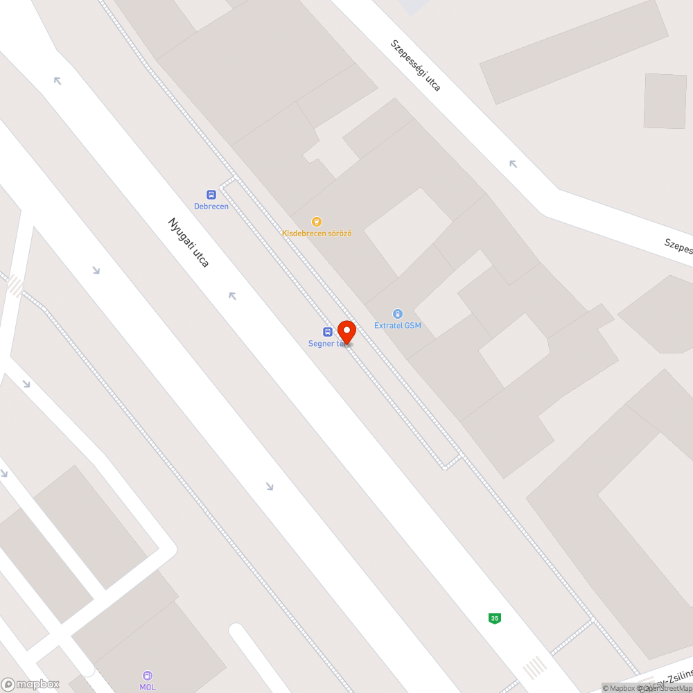 Menetrend bejelentés helye