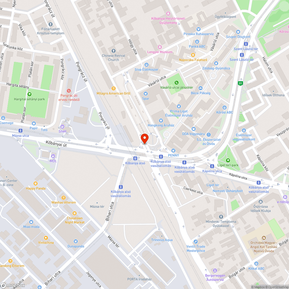 Romos állapotban lévő pad maradvány bejelentés helye