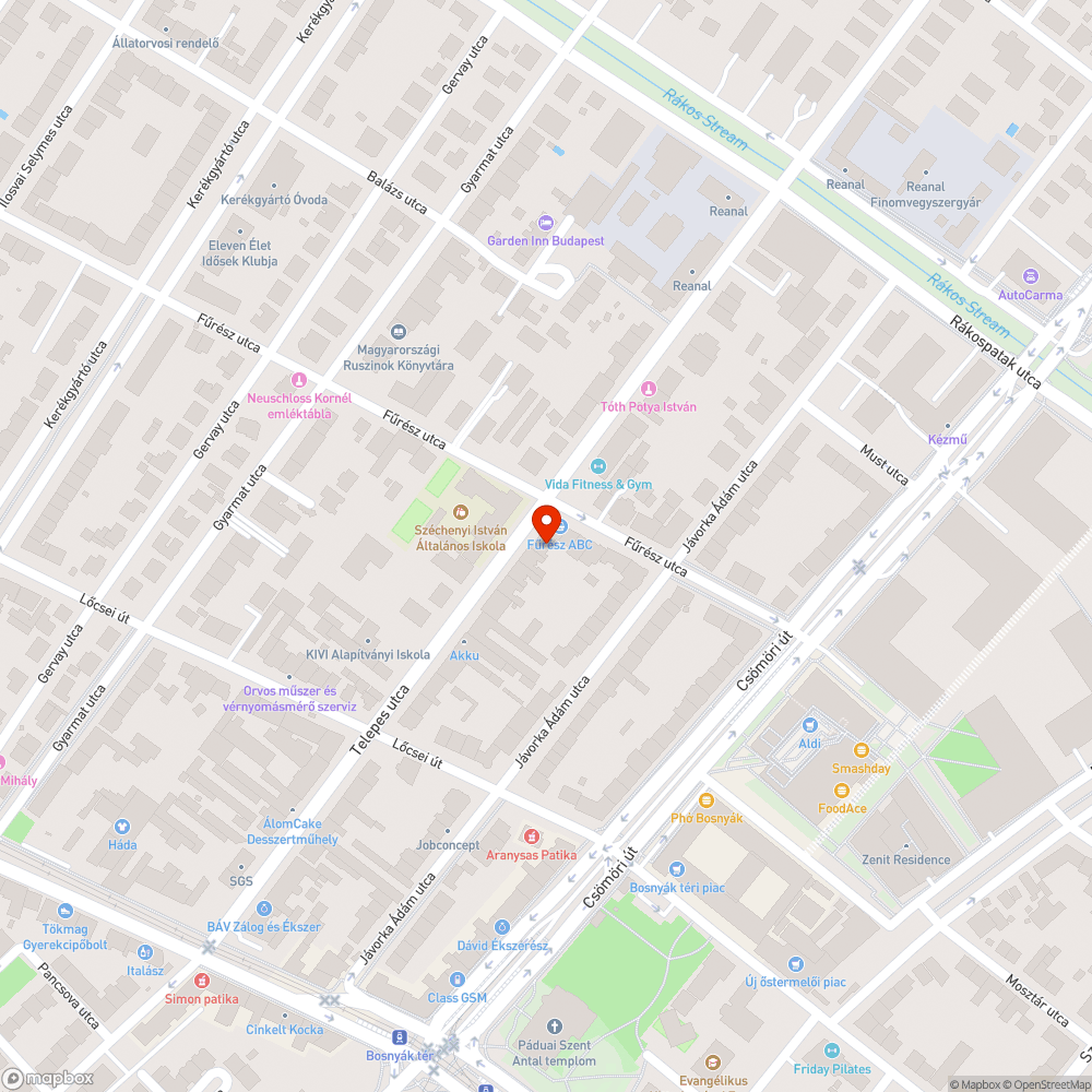 Választási molinó bejelentés helye