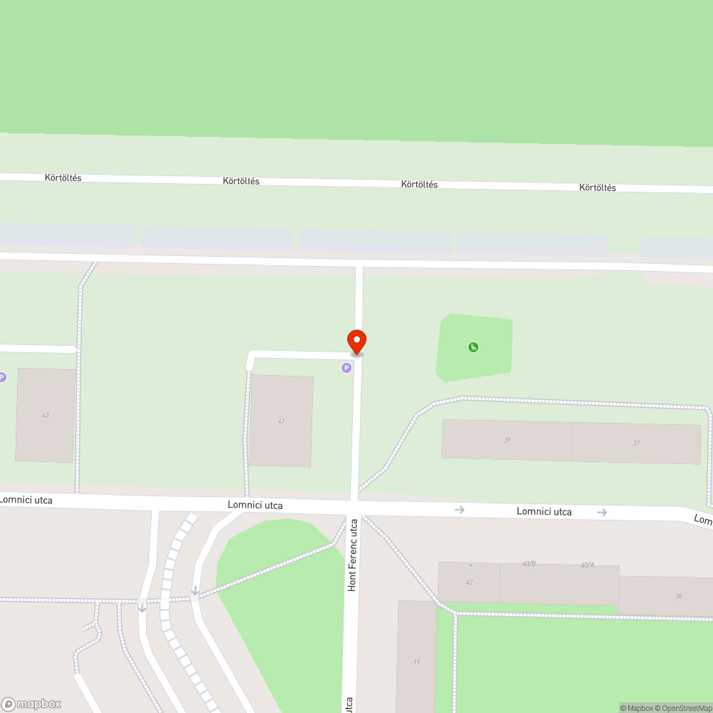 Kevés parkoló a Lomnici utca 41. ház mögött bejelentés helye