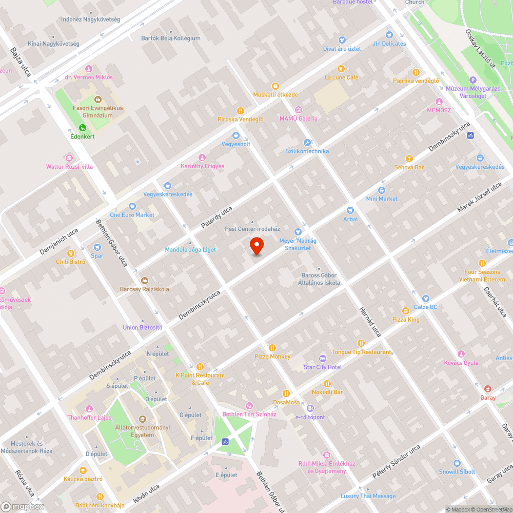 Gazos útpadka bejelentés helye