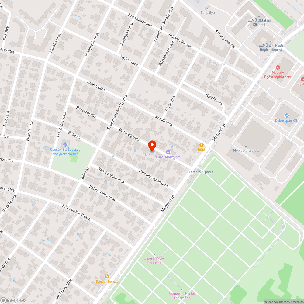 Elhagyott, rendszám nélküli Opel bejelentés helye