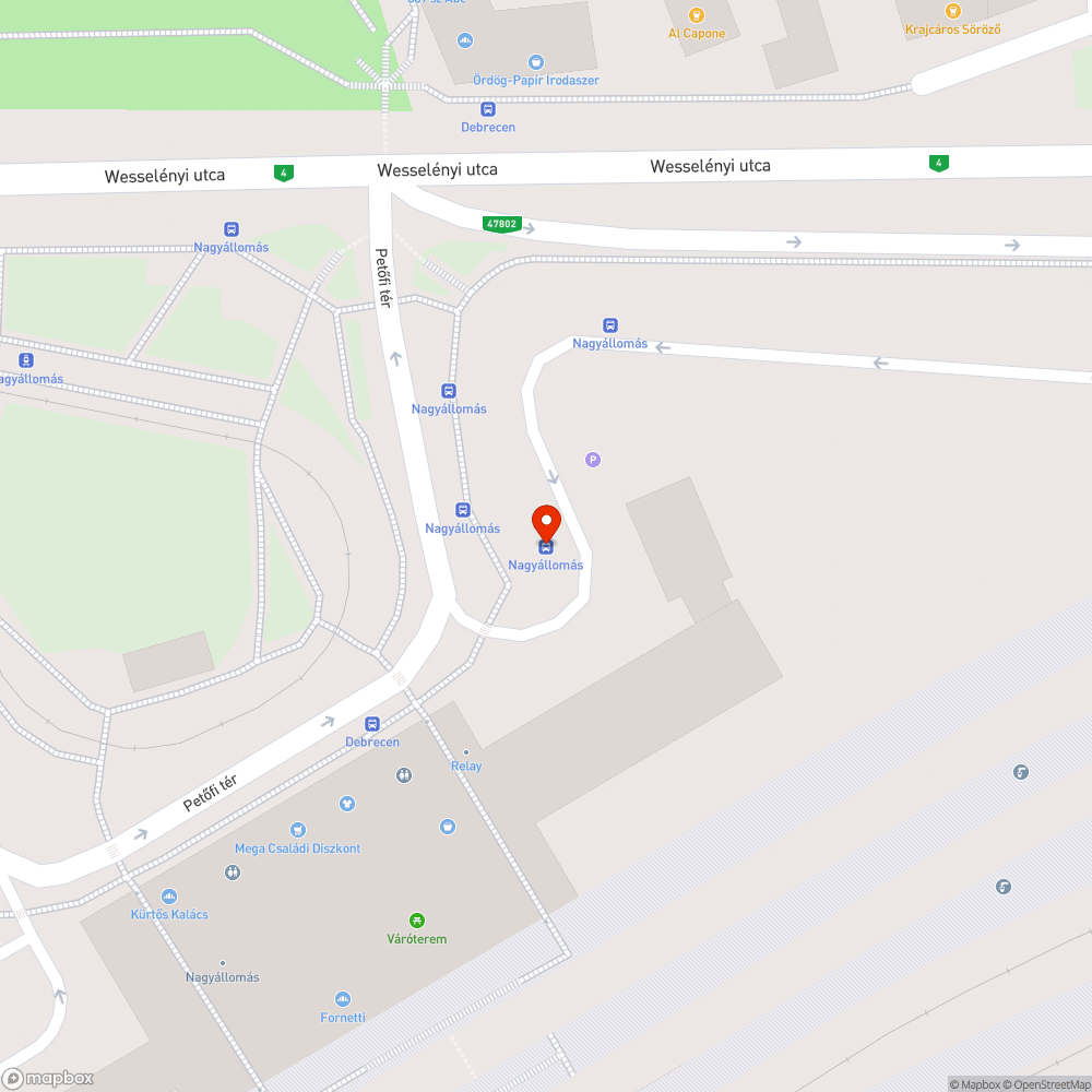 Menetrendek bejelentés helye