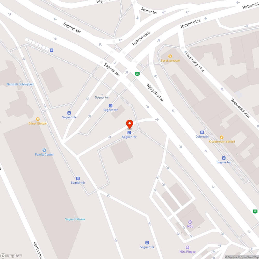 Menetrend bejelentés helye