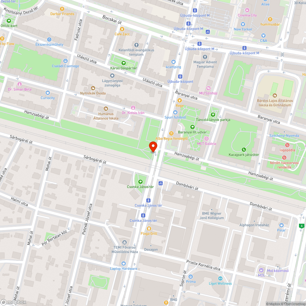 Felújítás bejelentés helye