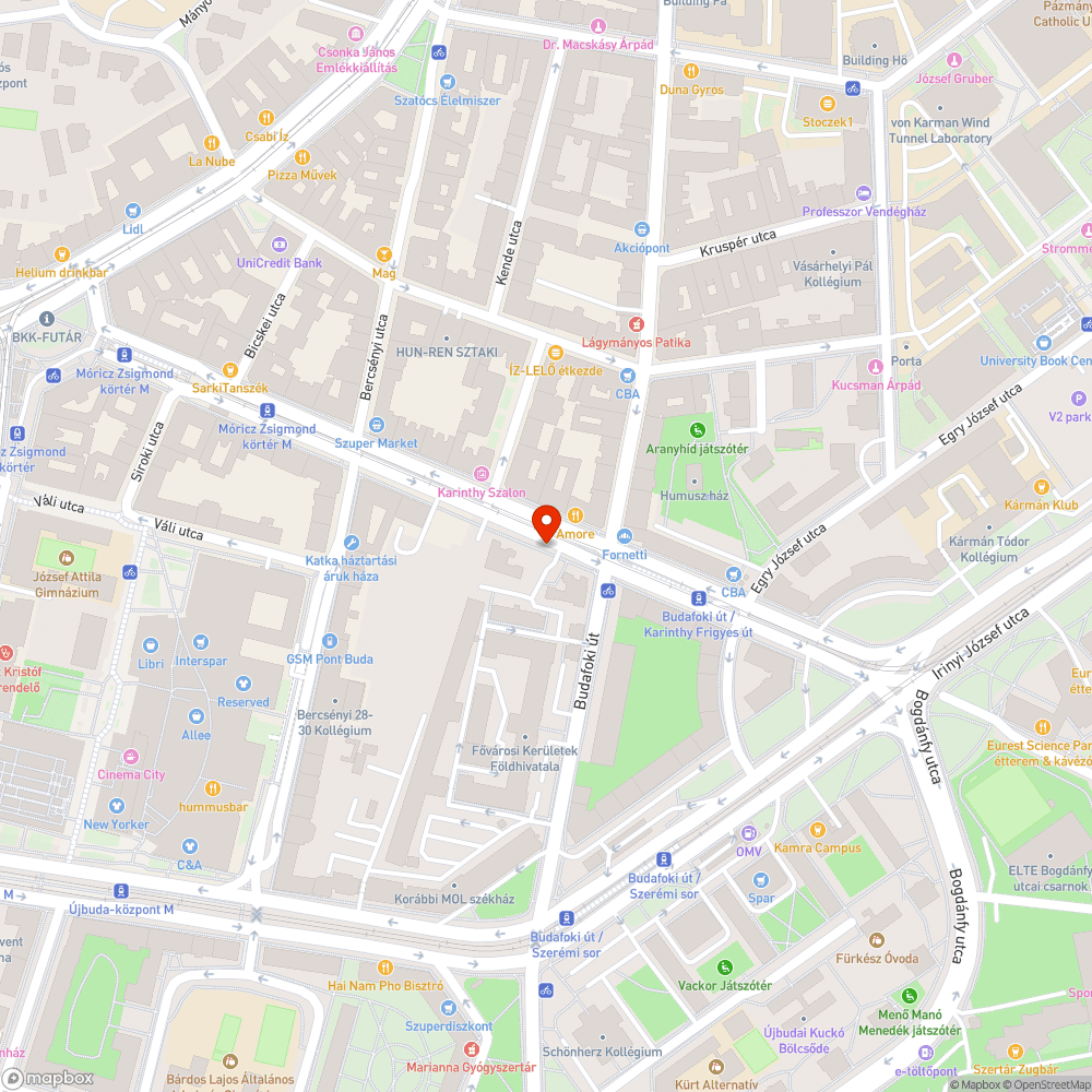 Graffitis megálló bejelentés helye