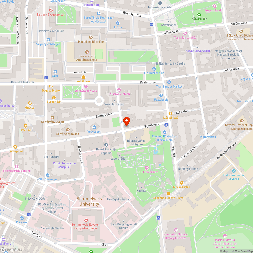 Kidőlt oszlop bejelentés helye