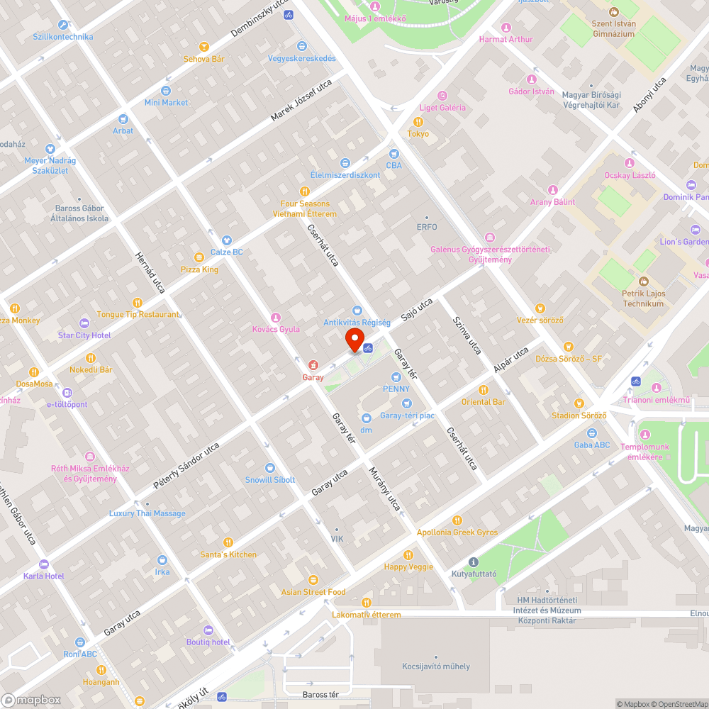 Hiányzó fa bejelentés helye