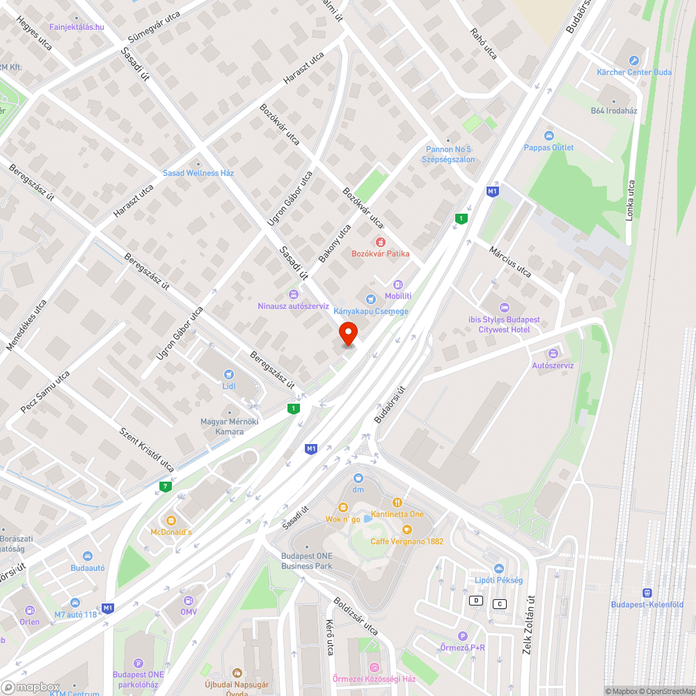 Üres, letaposott zöldfelület bejelentés helye