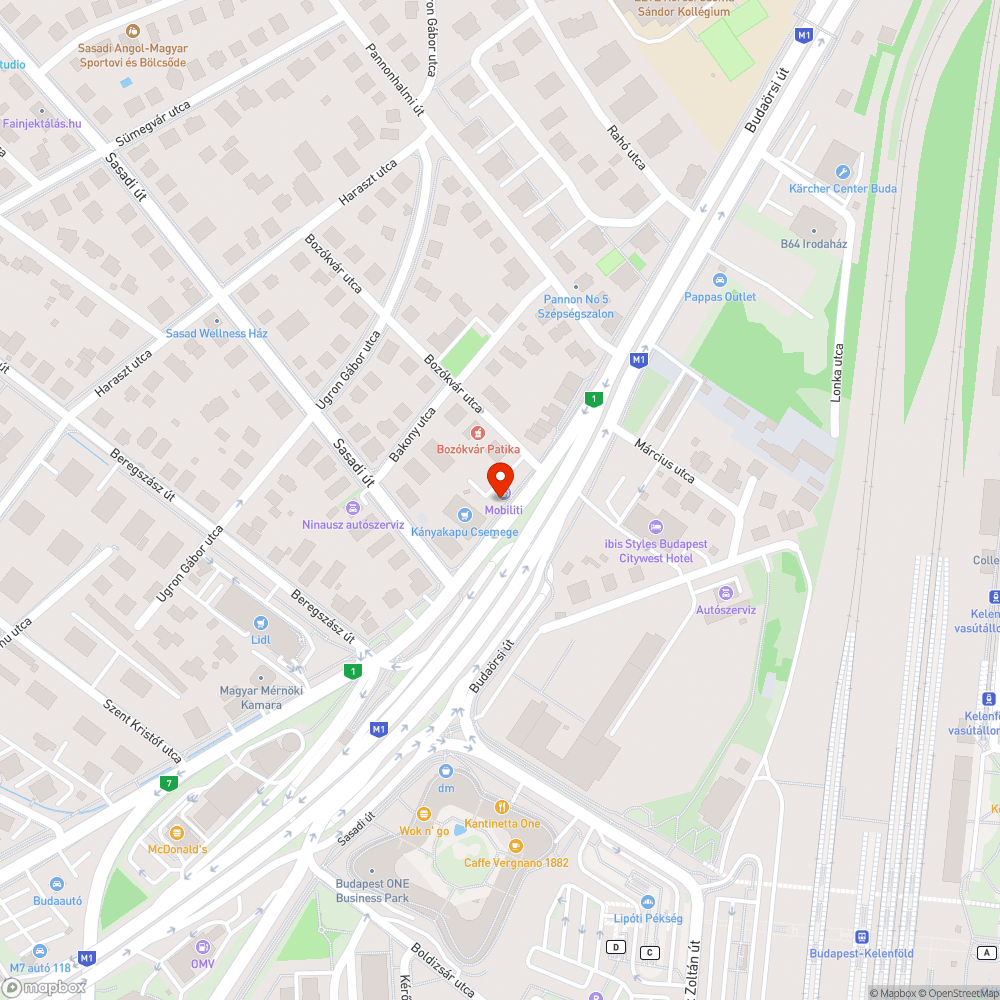 Zöldfelület növelése bejelentés helye