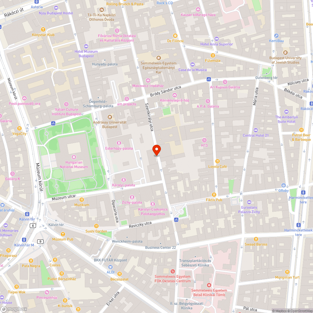 Olajfolt és parkoló robogók bejelentés helye