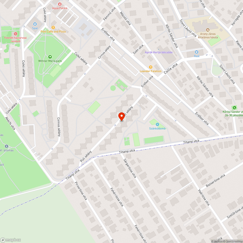 Kitört poller bejelentés helye