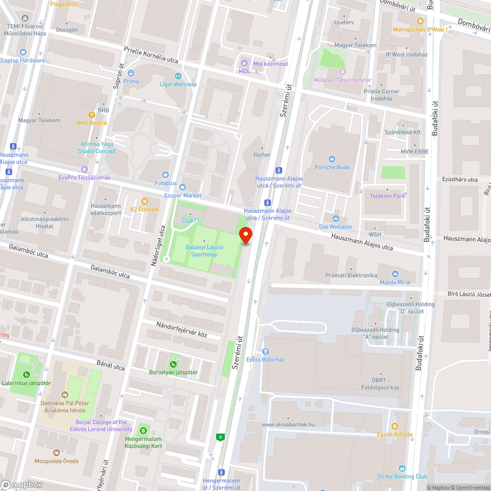 Kerékpárútra belógó növényzet bejelentés helye