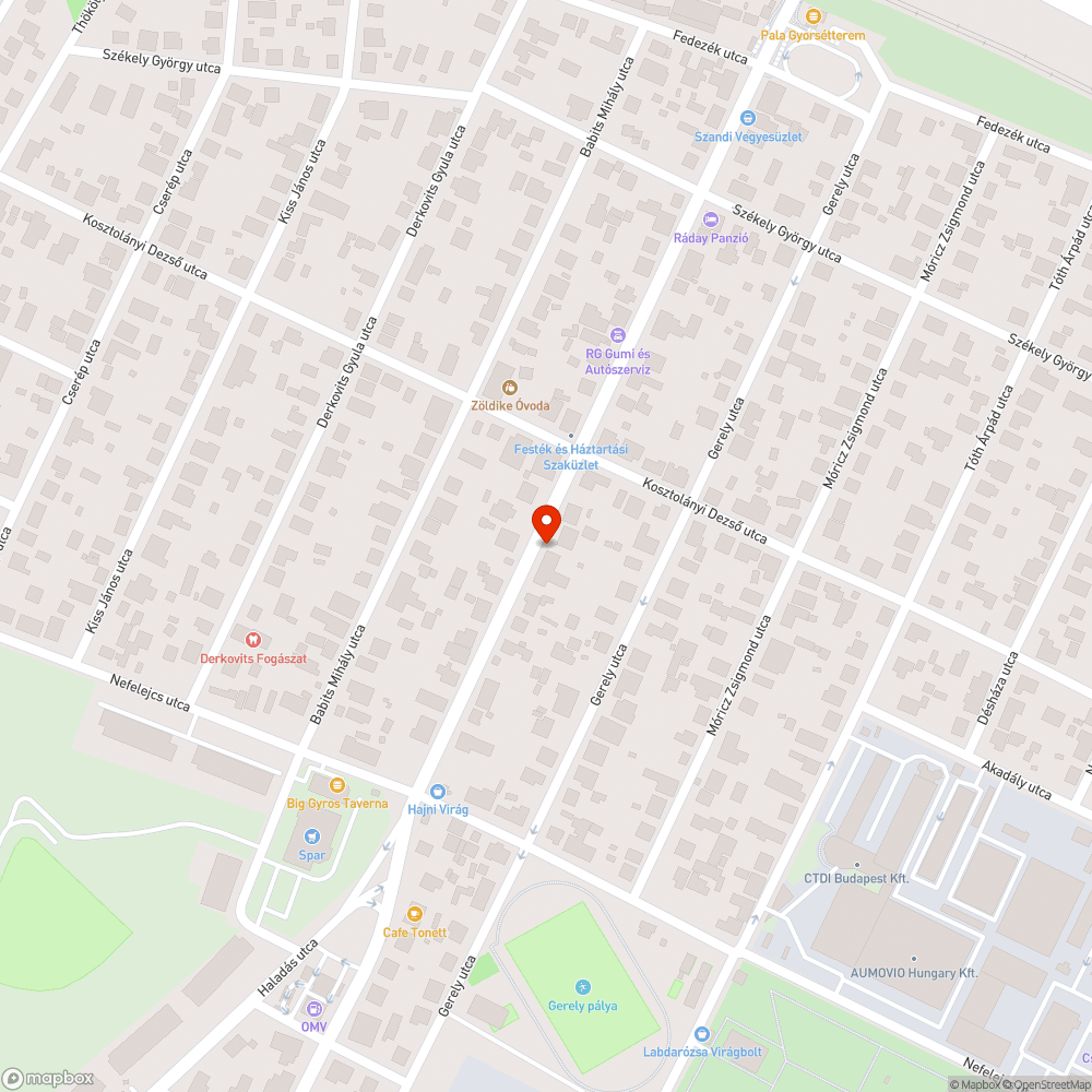 Takart közlekedési tábla bejelentés helye