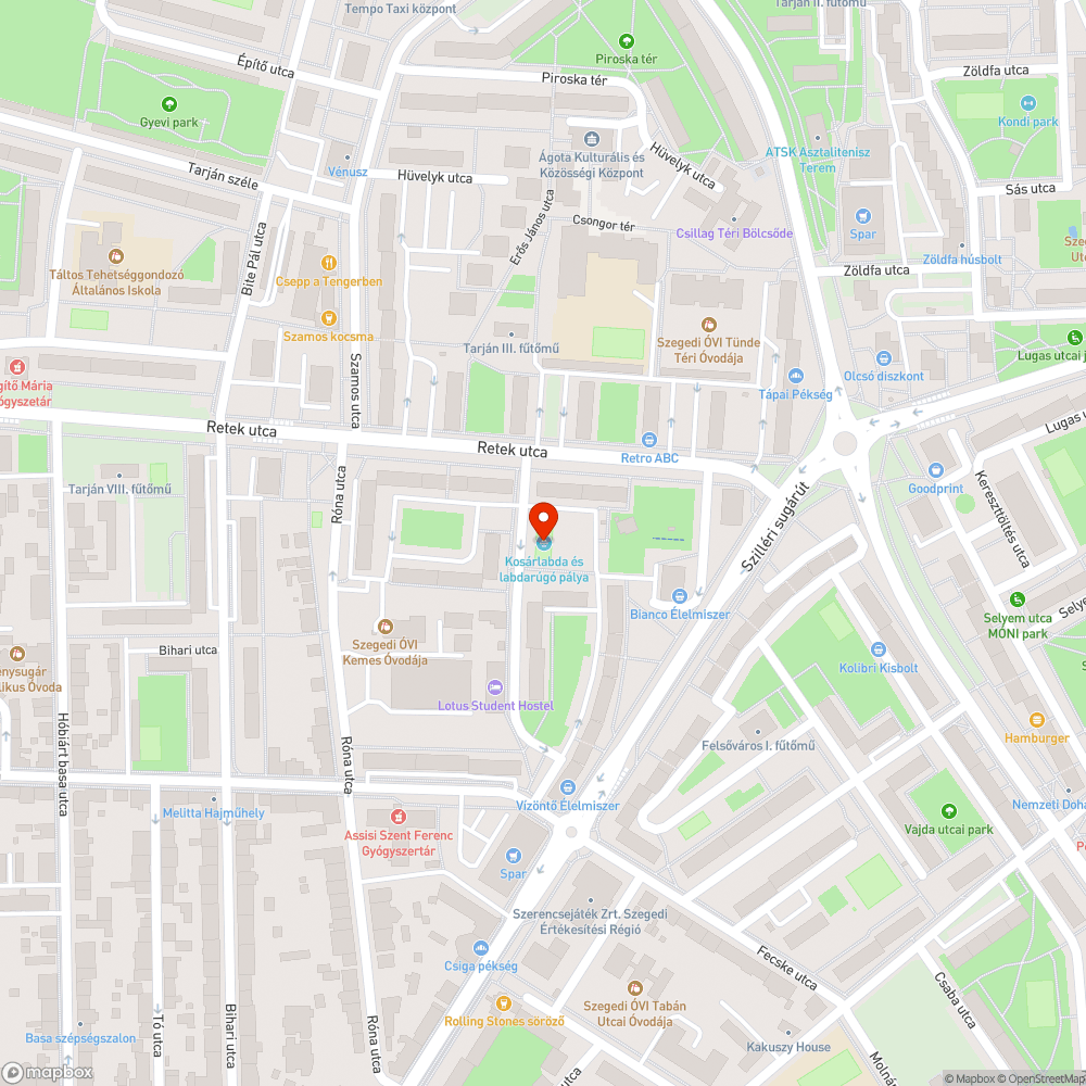 Nem működő ivókút a Kemes utcai játszótéren bejelentés helye