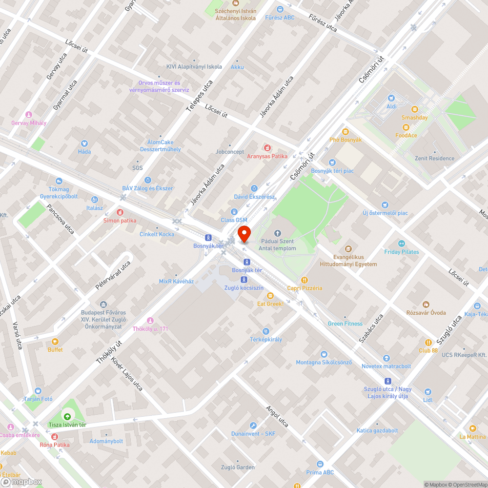 Nincs árnyék a Bosnyák téri villamosmegállókban bejelentés helye