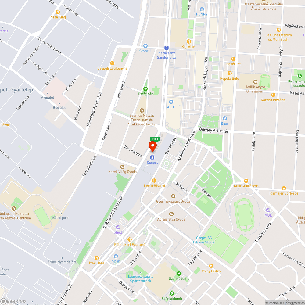 Szemetes terület bejelentés helye