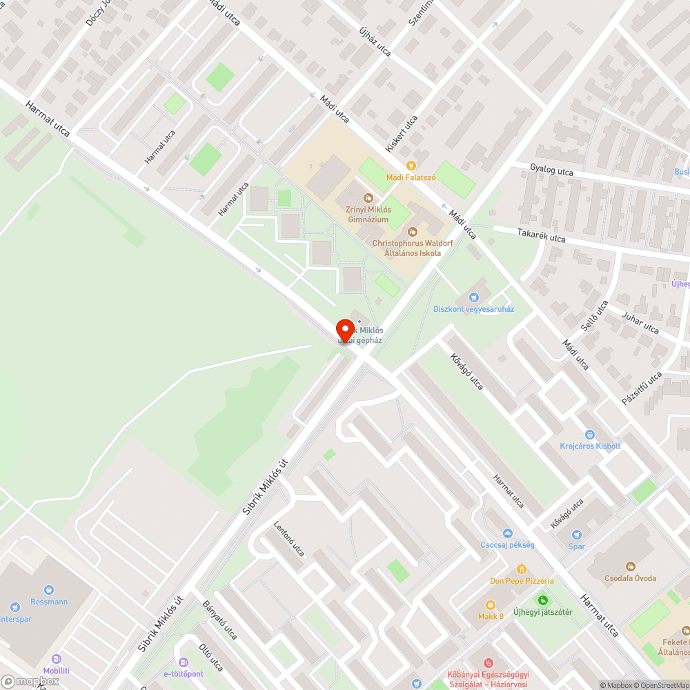 Egy nagyobb szemét kupac bejelentés helye