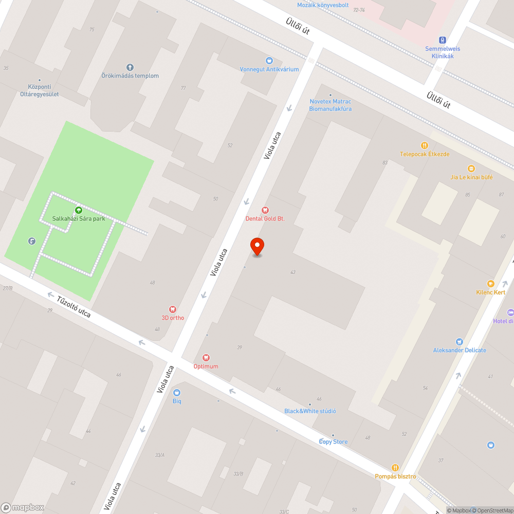 Zöldhulladék a járdán bejelentés helye