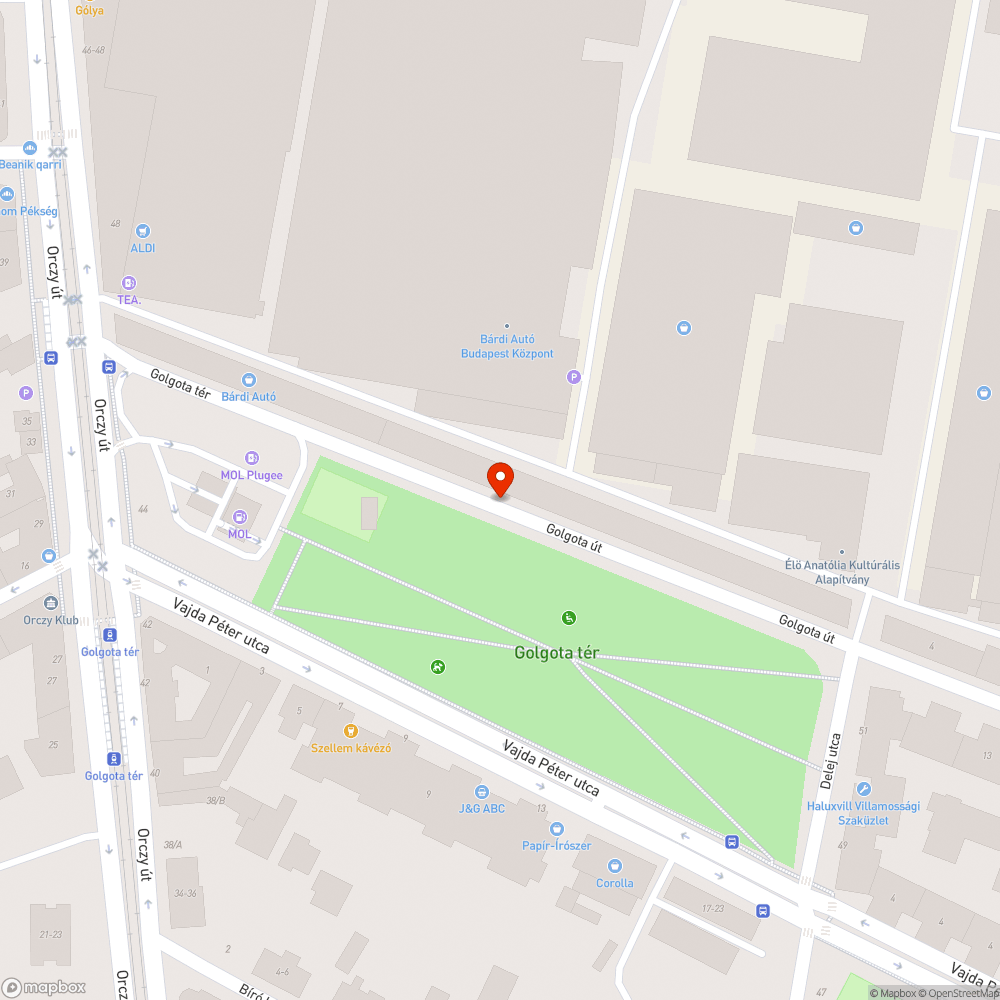 Halomban áll a szemét a Golgota park oldalában bejelentés helye