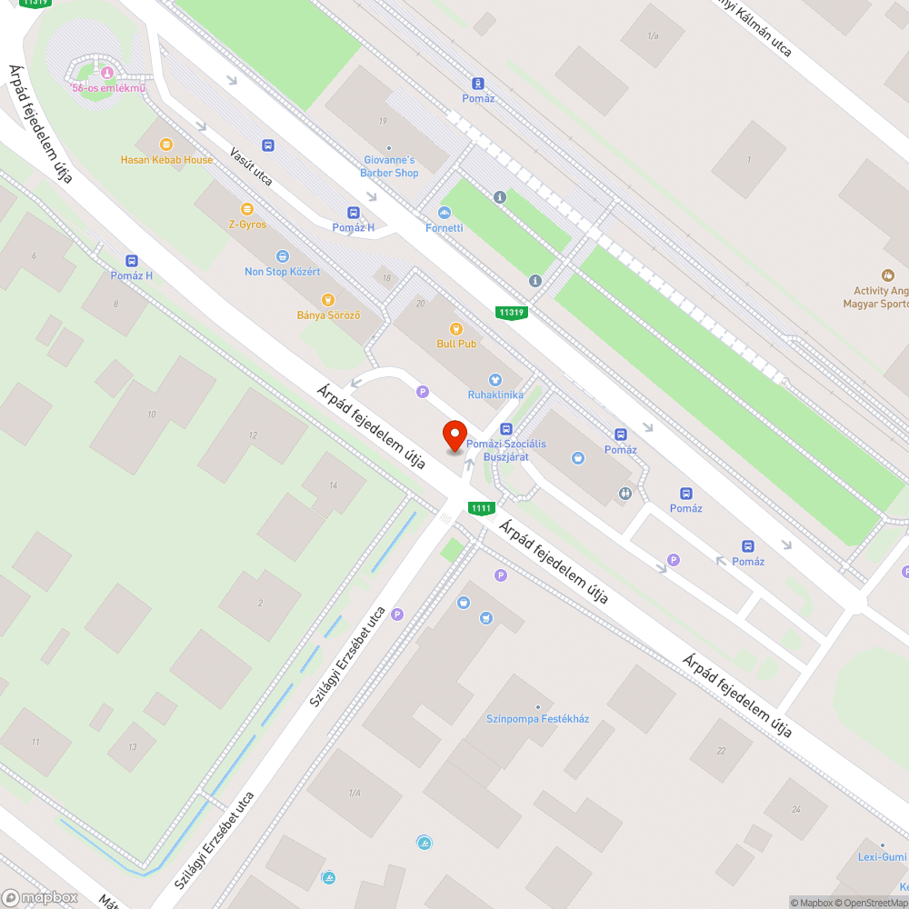 Hiányzó lámpatest bejelentés helye