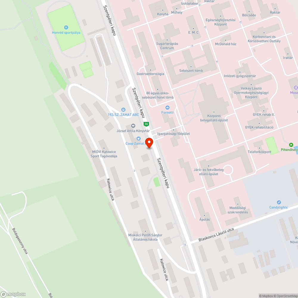 Letört faág bejelentés helye