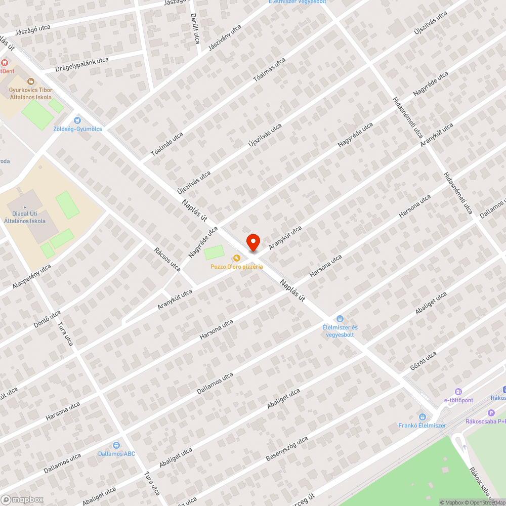 Hiányzó pad rész bejelentés helye